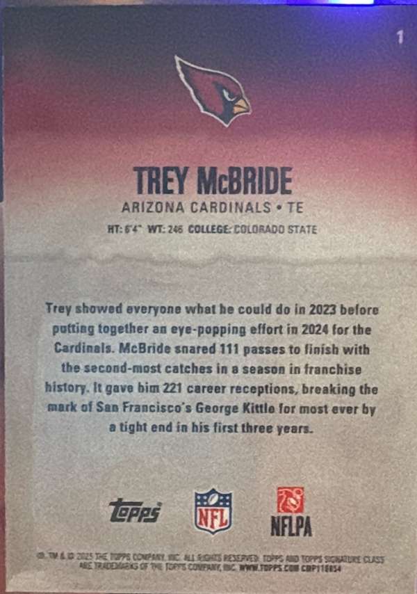 Card back