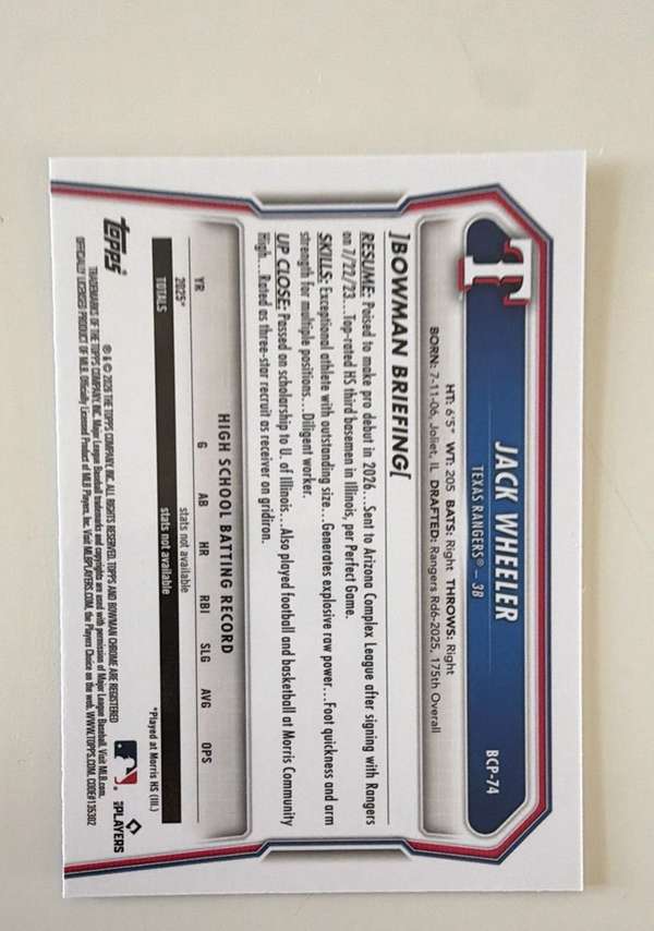 Card back