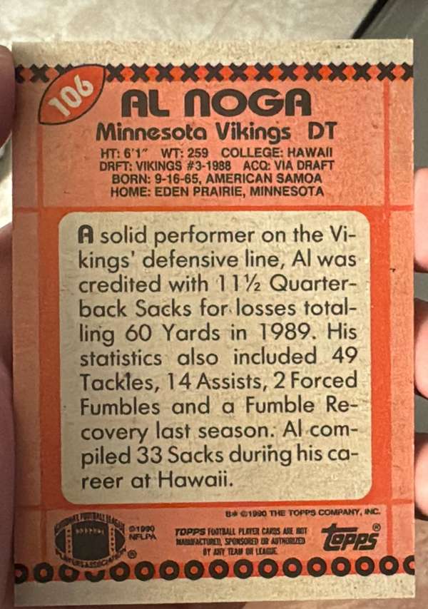 Card back