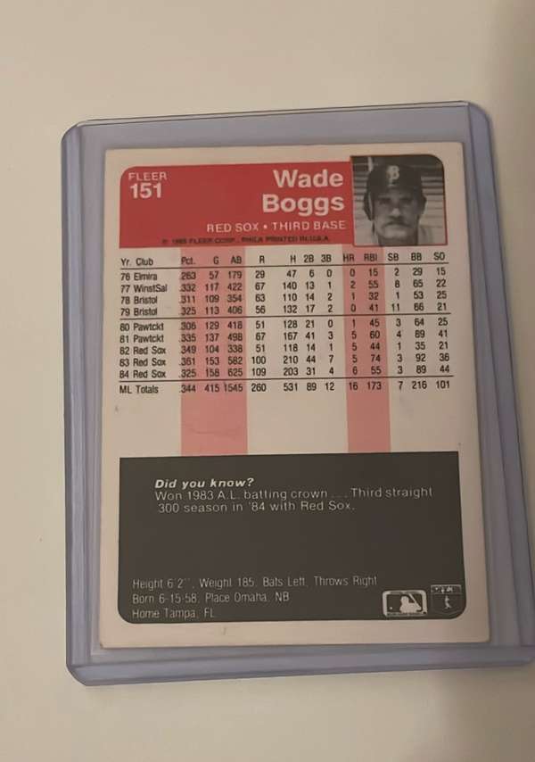 Card back