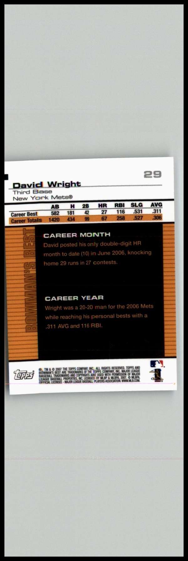 Card back