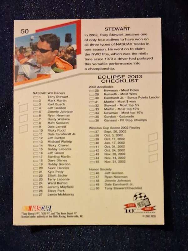 Card back