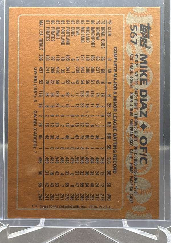 Card back