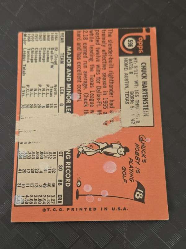 Card back