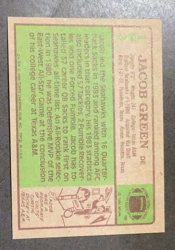 Card back