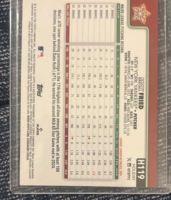 Card back