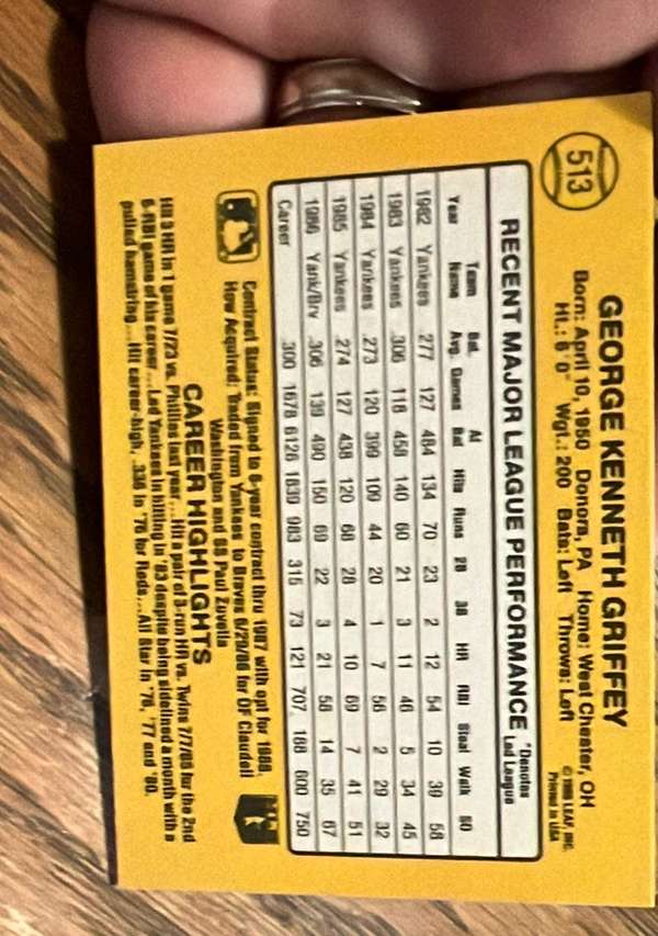 Card back