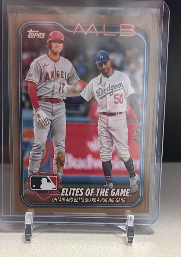 Elites of the Game: Ohtani and Betts Share a Hug Mid-Game