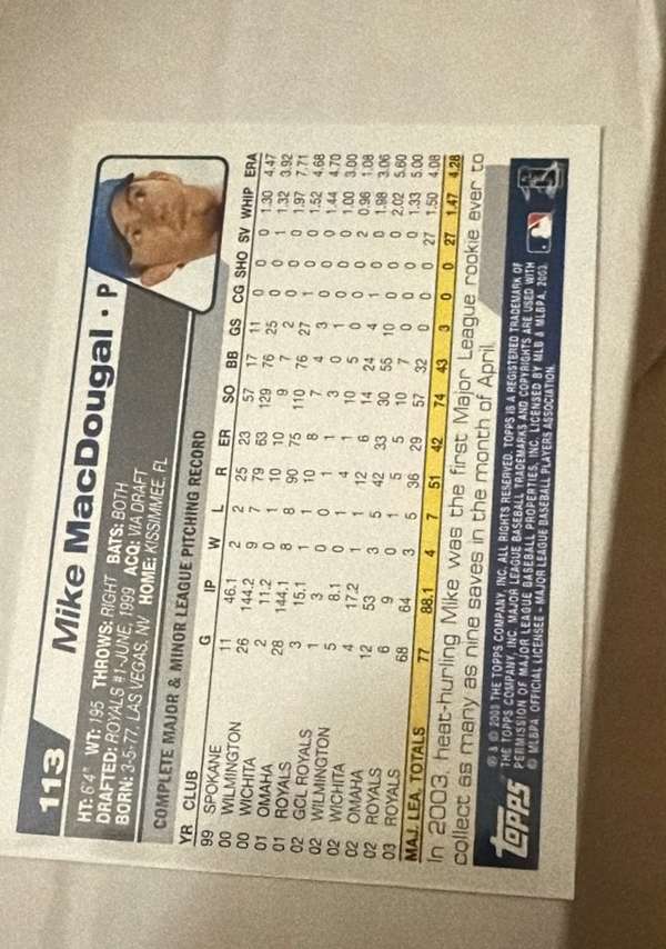 Card back