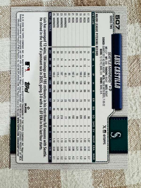 Card back