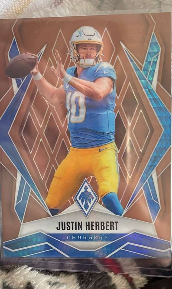 2025 Panini Phoenix - Justin Herbert #58 Orange /50