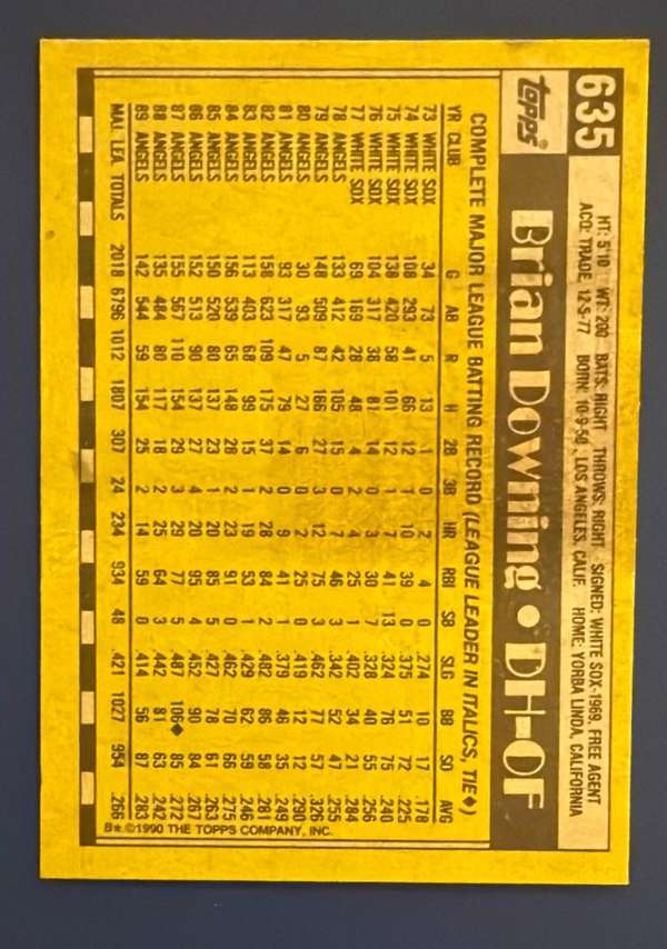 Card back