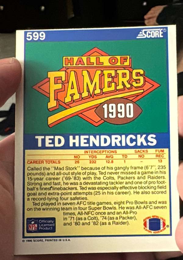 Card back