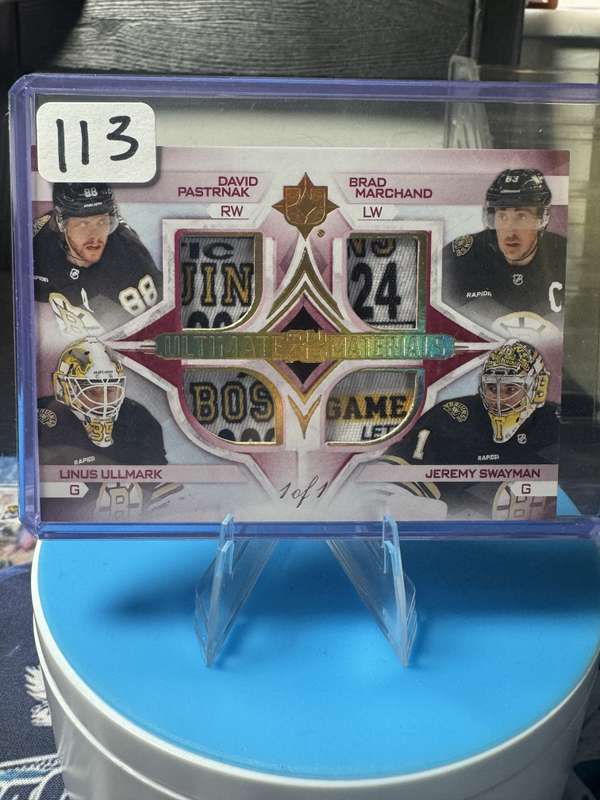 #QM-BOST David Pastrnak / Brad Marchand / Linus Ullmark / Jeremy Swayman