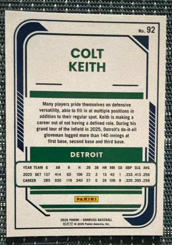 Card back