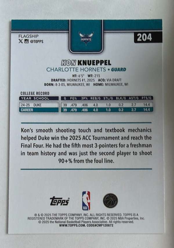 Card back