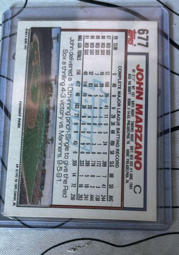 Card back