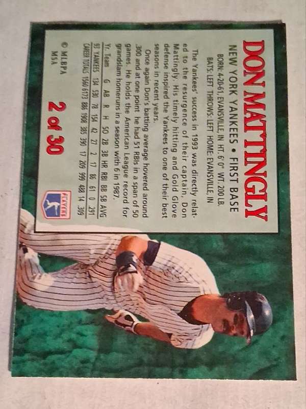 Card back