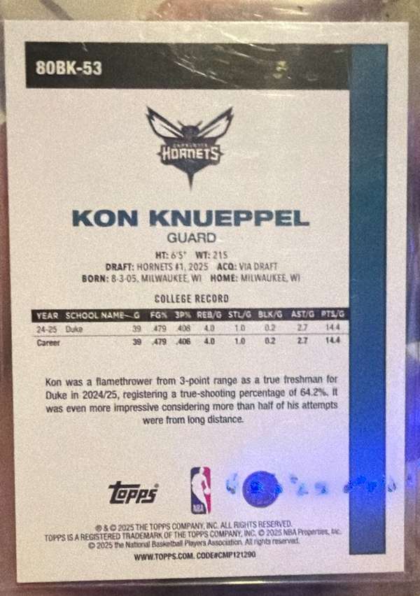 Card back