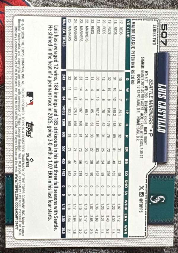 Card back