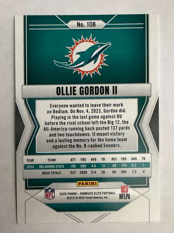 Card back