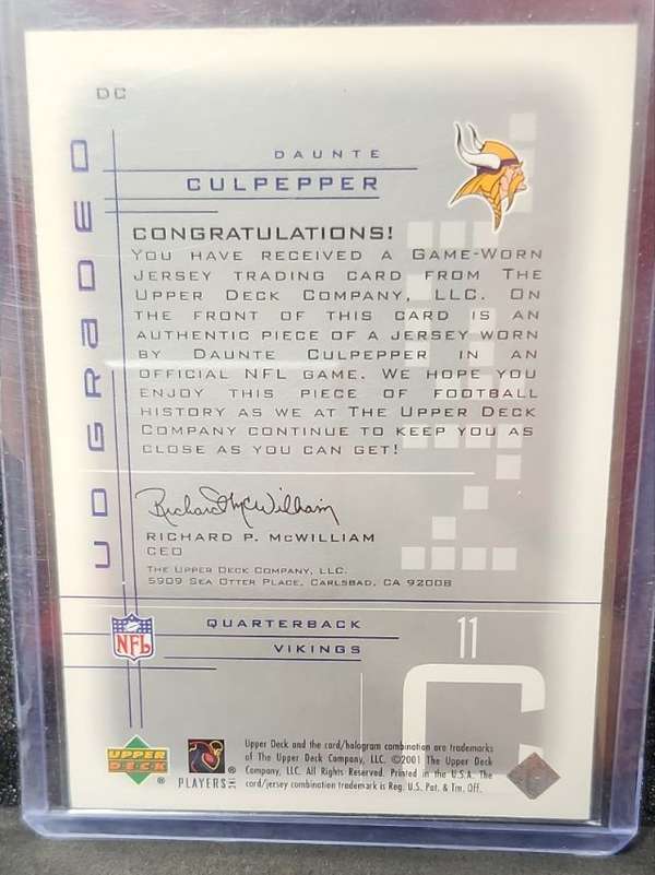 Card back
