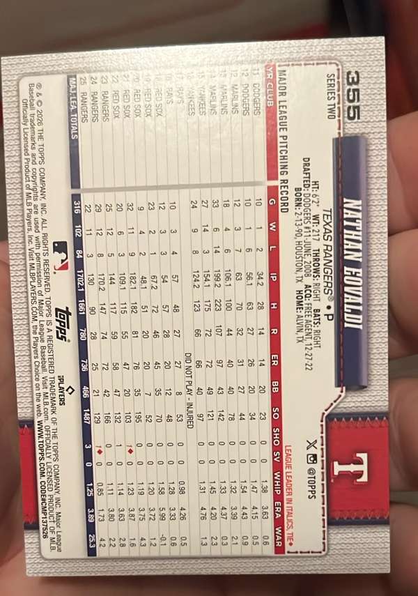 Card back