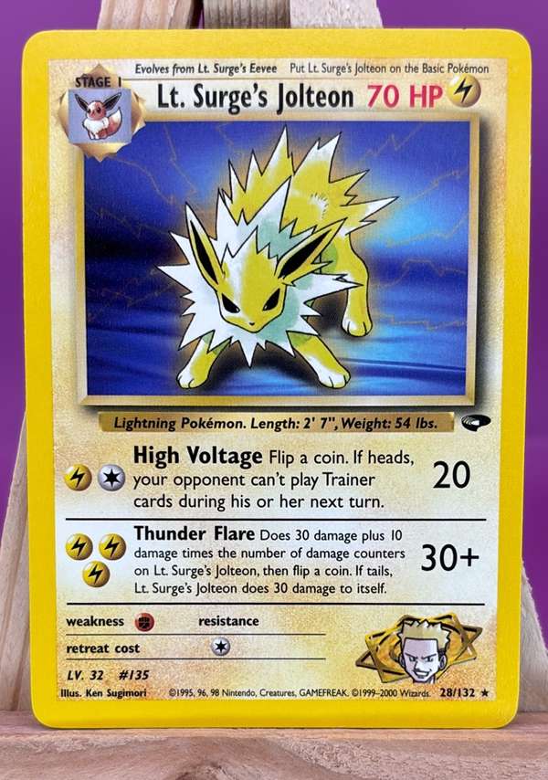 #028/132 Lt. Surge's Jolteon
