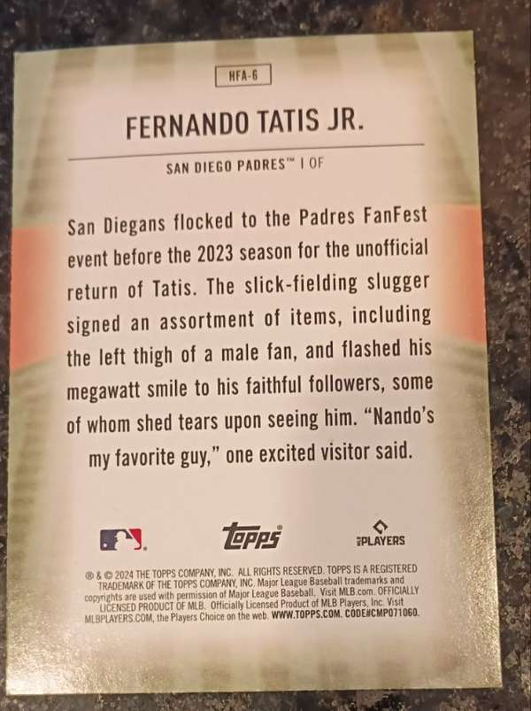 Card back