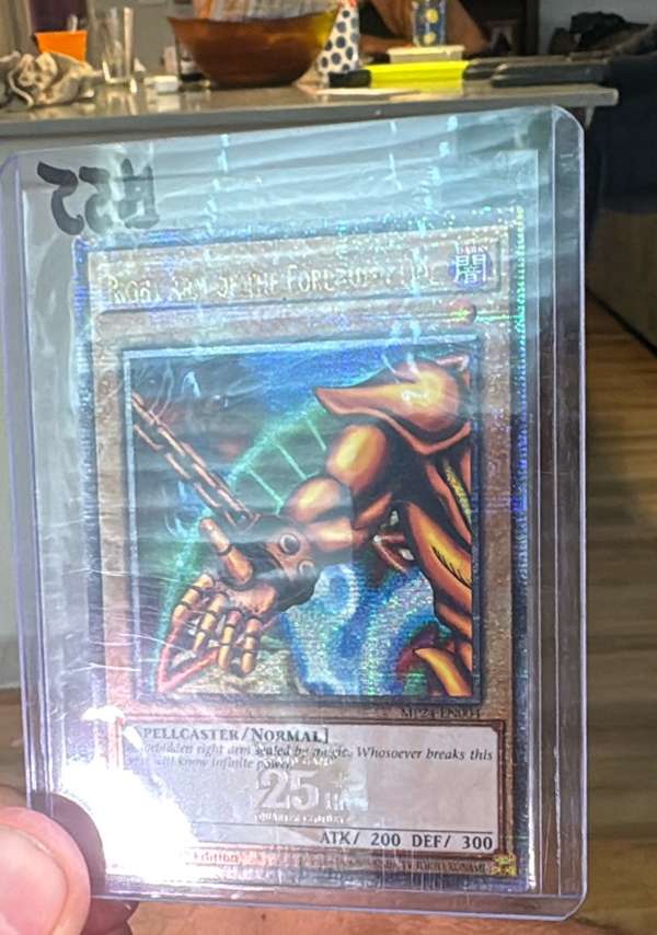 Right Arm of the Forbidden One (Quarter Century Secret Rare)
