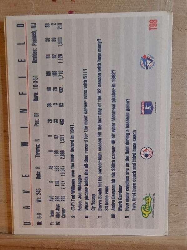 Card back