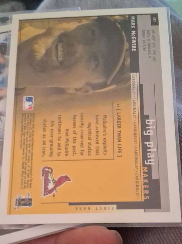 Card back