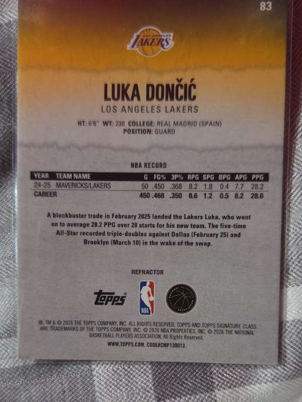Card back