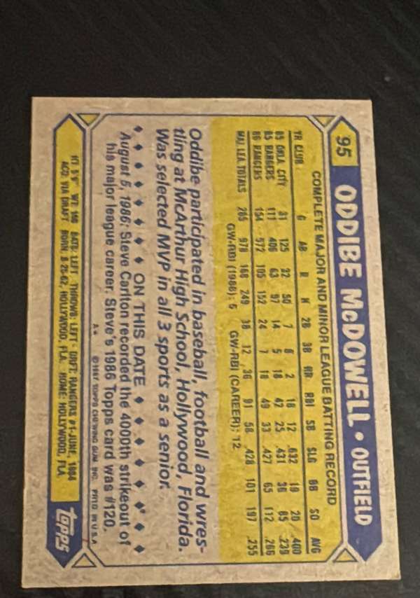 Card back