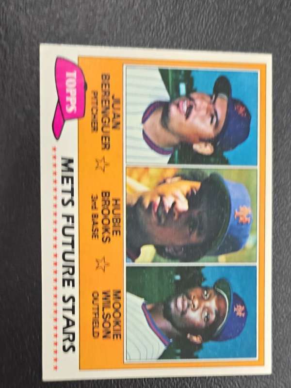 Mets Future Stars (Juan Berenguer / Hubie Brooks / Mookie Wilson)