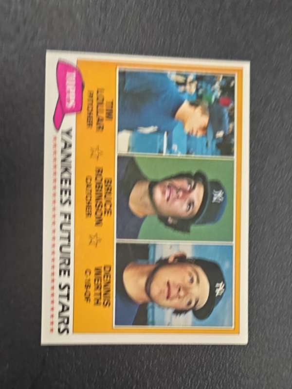 Yankees Future Stars (Tim Lollar / Bruce Robinson / Dennis Werth)