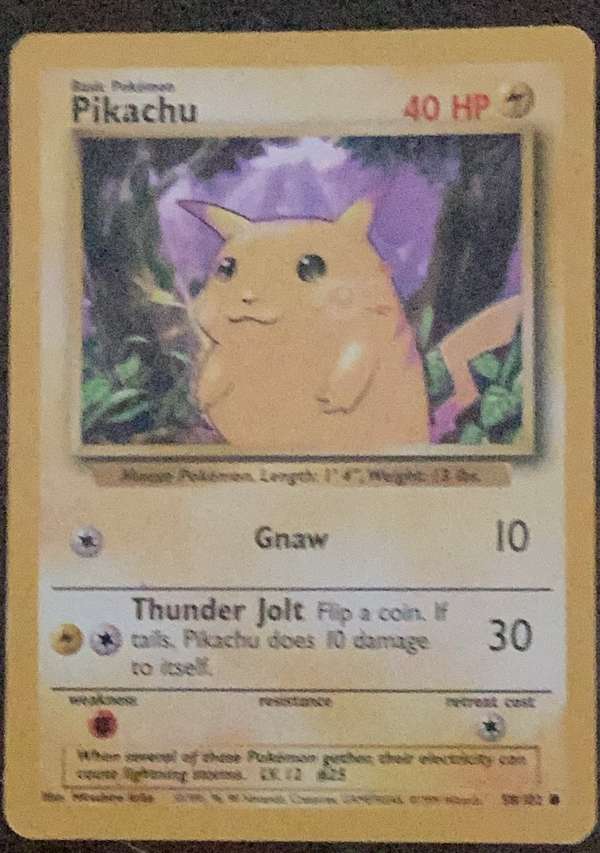 #058/102 Pikachu