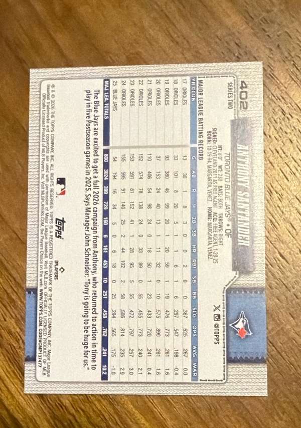 Card back