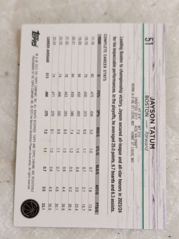 Card back
