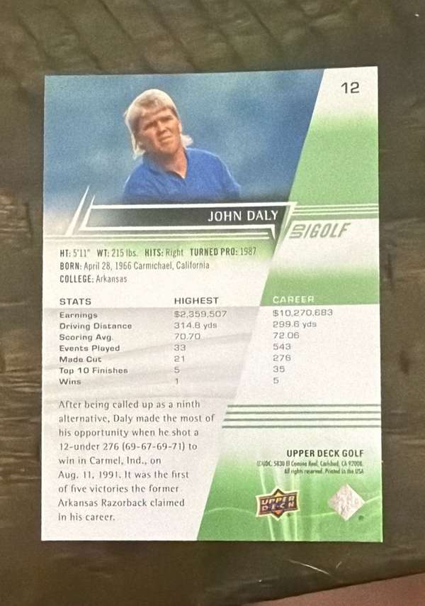 Card back
