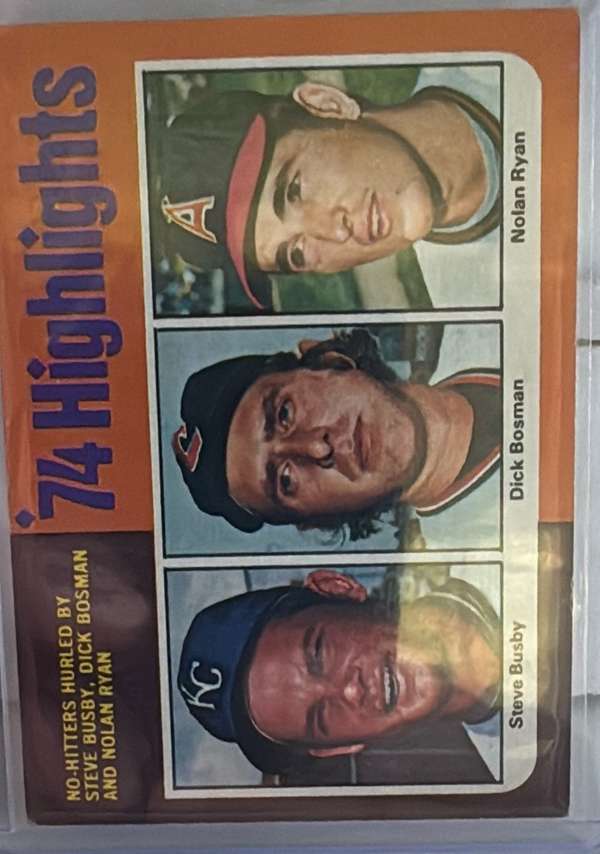 Steve Busby / Dick Bosman / Nolan Ryan