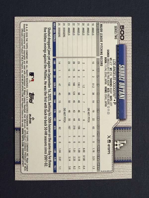 Card back
