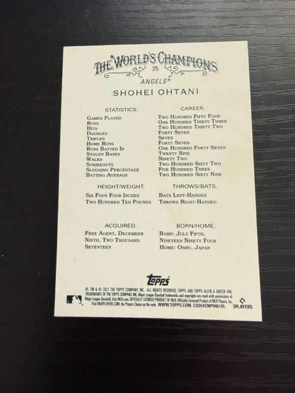 Card back