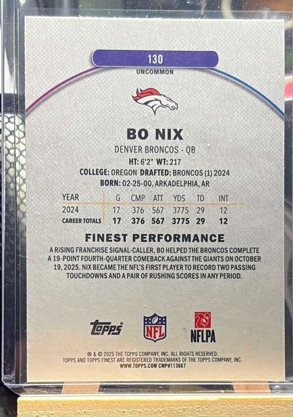 Card back