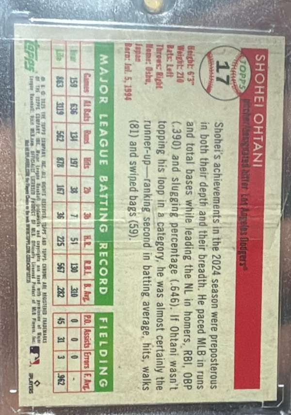 Card back