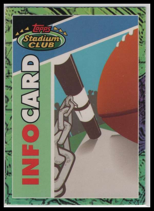 Info Card: 1993 Stadium Club Football