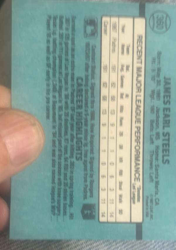 Card back