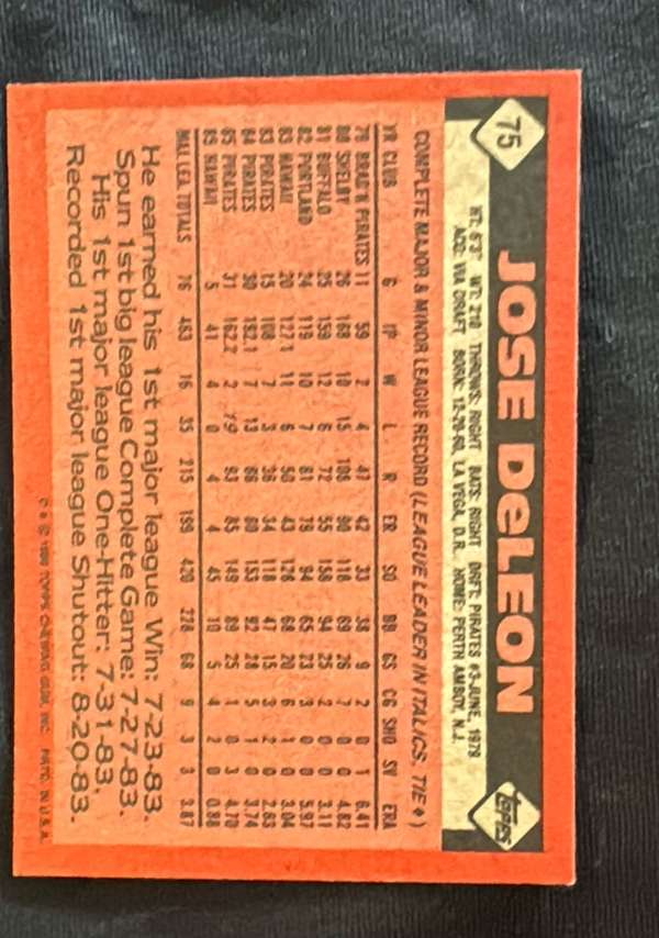 Card back