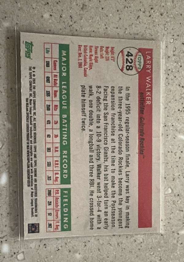 Card back