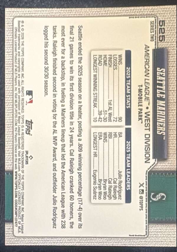 Card back
